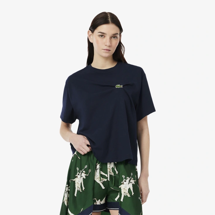 Женская футболка Lacoste из органического хлопка