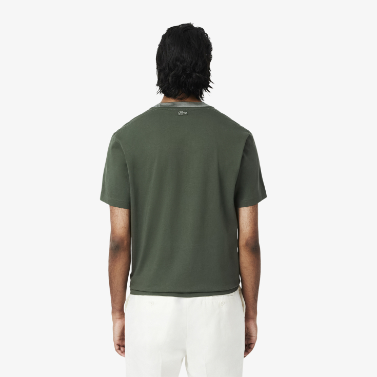 Мужская Футболка Lacoste из хлопка