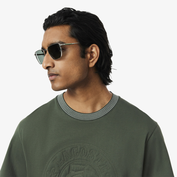 Мужская Футболка Lacoste из хлопка