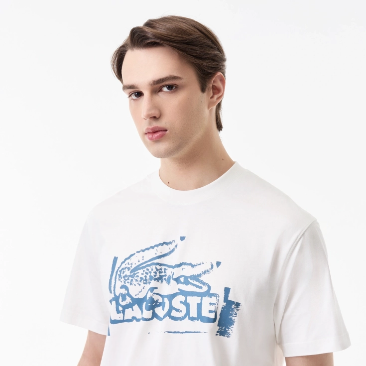Мужская Футболка Lacoste из органического хлопка