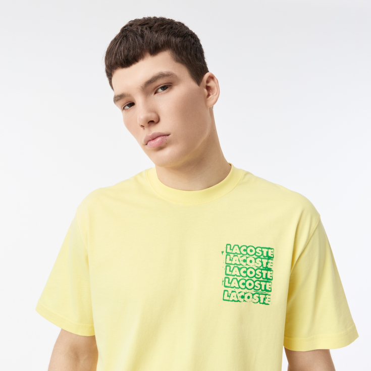 Мужская Футболка Lacoste из органического хлопка