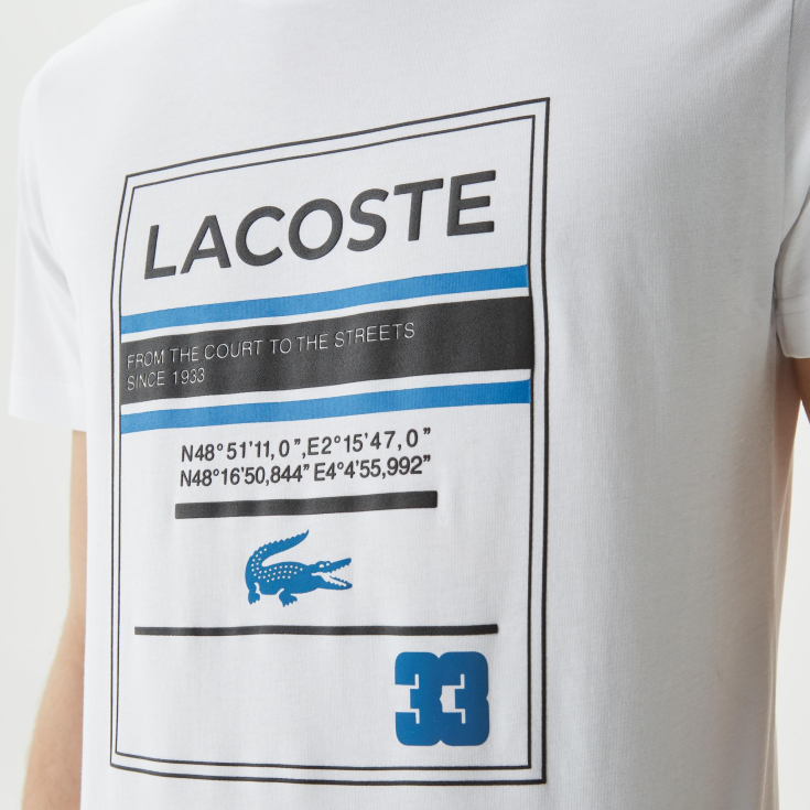 Мужская Футболка Lacoste Slim Fit