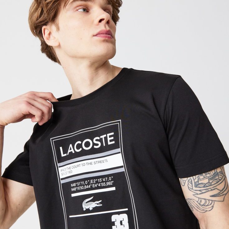 Мужская Футболка Lacoste Slim Fit