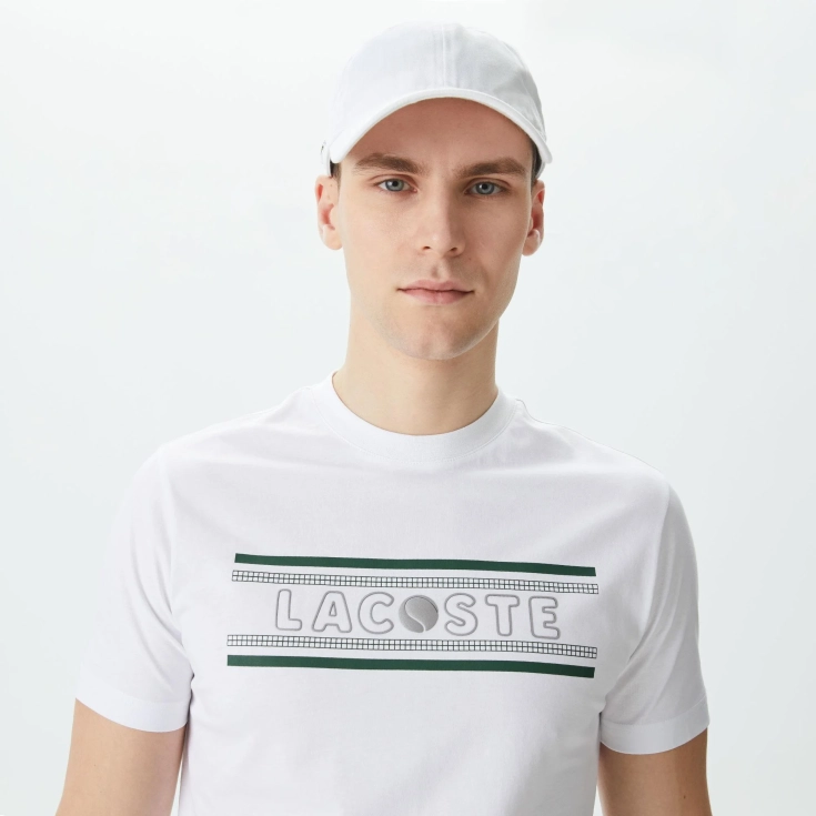 Мужская Футболка Lacoste из хлопка