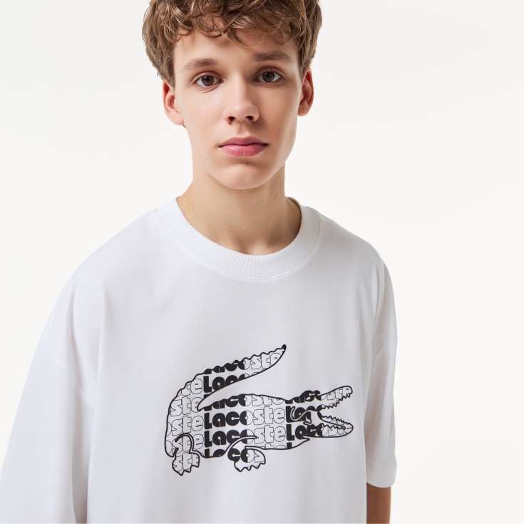 Мужская хлопковая Футболка Lacoste