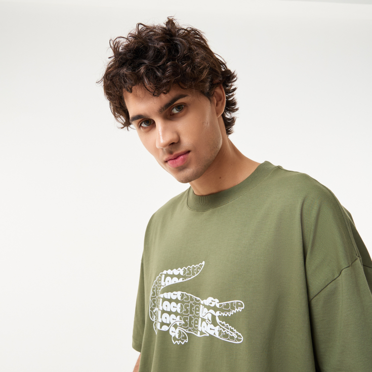 Мужская хлопковая Футболка Lacoste