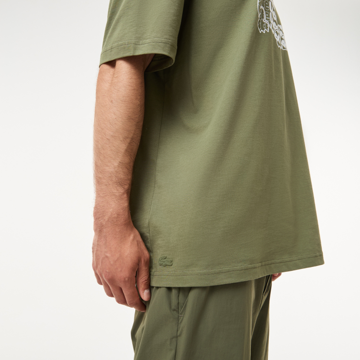 Мужская хлопковая Футболка Lacoste