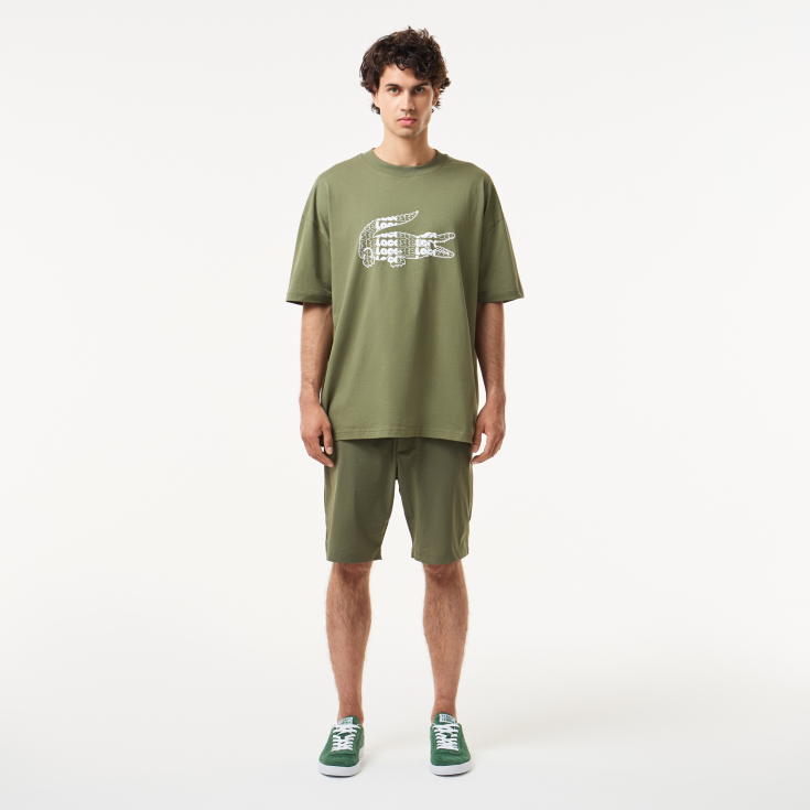 Мужская хлопковая Футболка Lacoste