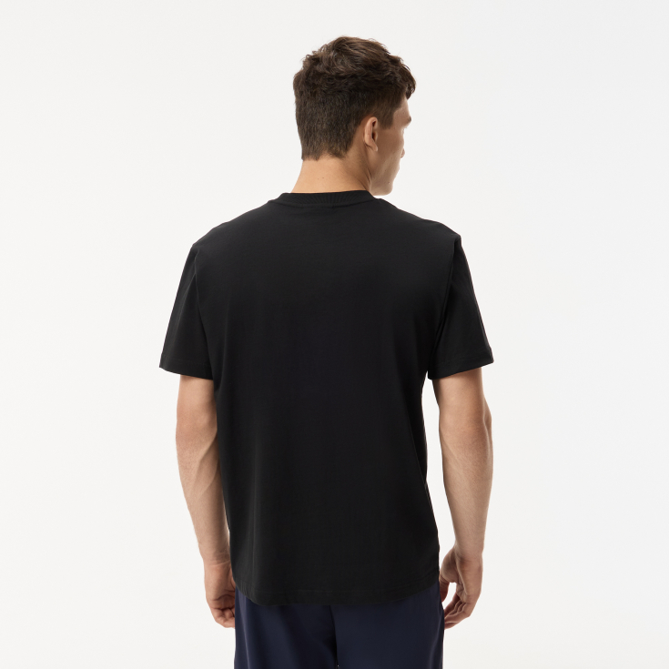 Мужская хлопковая Футболка Lacoste Relaxed Fit