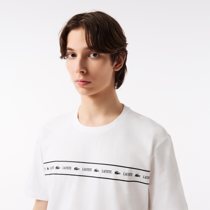 Мужская хлопковая Футболка Lacoste