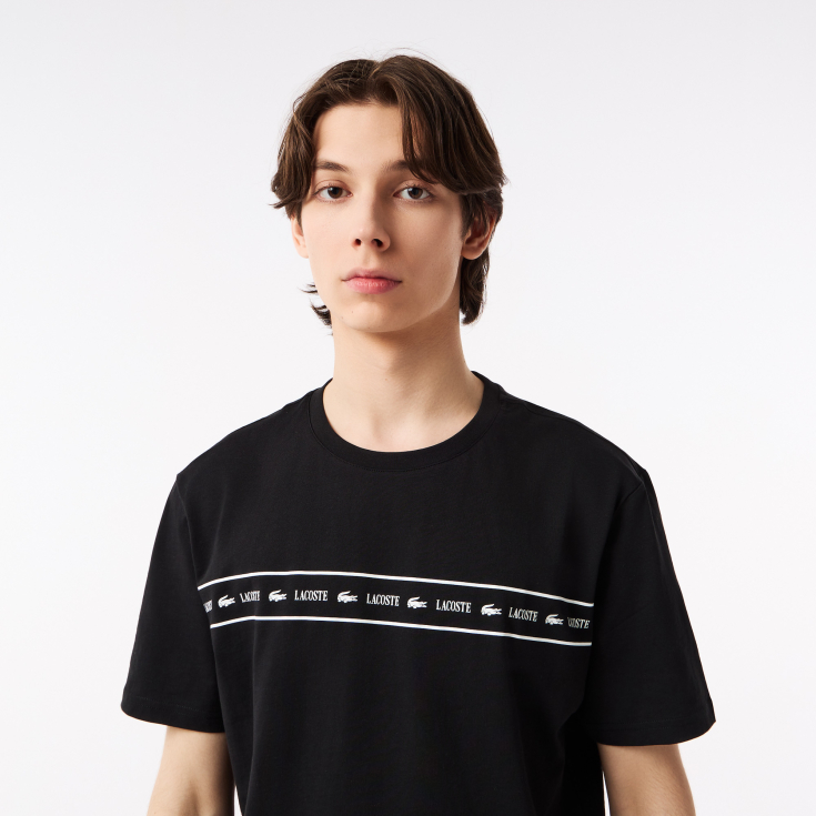 Мужская хлопковая Футболка Lacoste