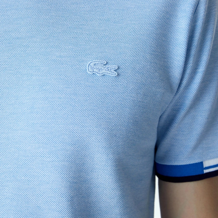 Мужская хлопковая Футболка Lacoste с принтом