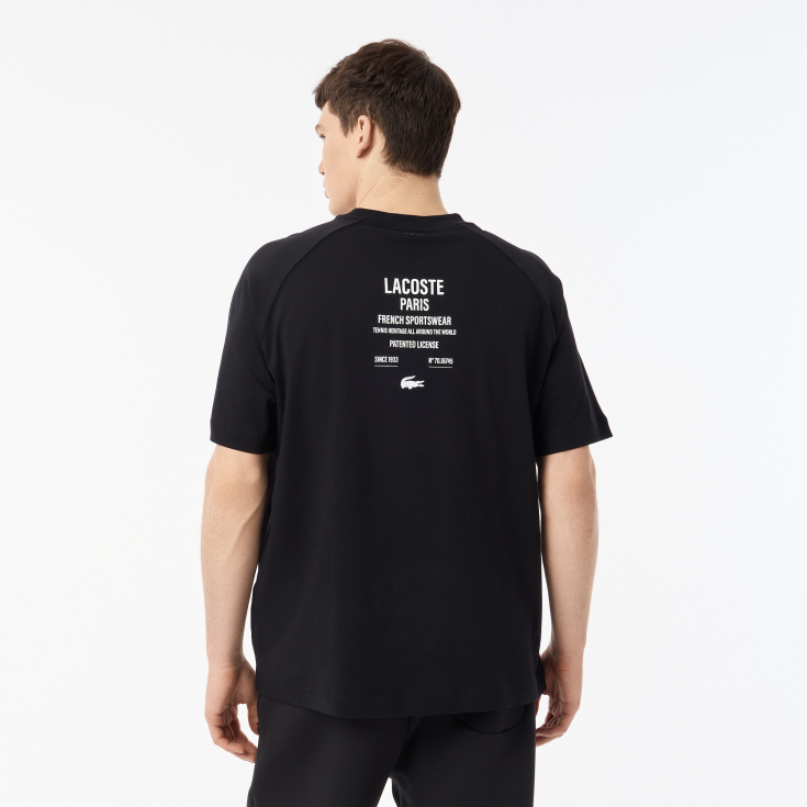 Мужская Футболка Lacoste из хлопка