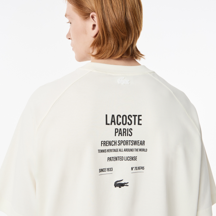 Мужская Футболка Lacoste из хлопка