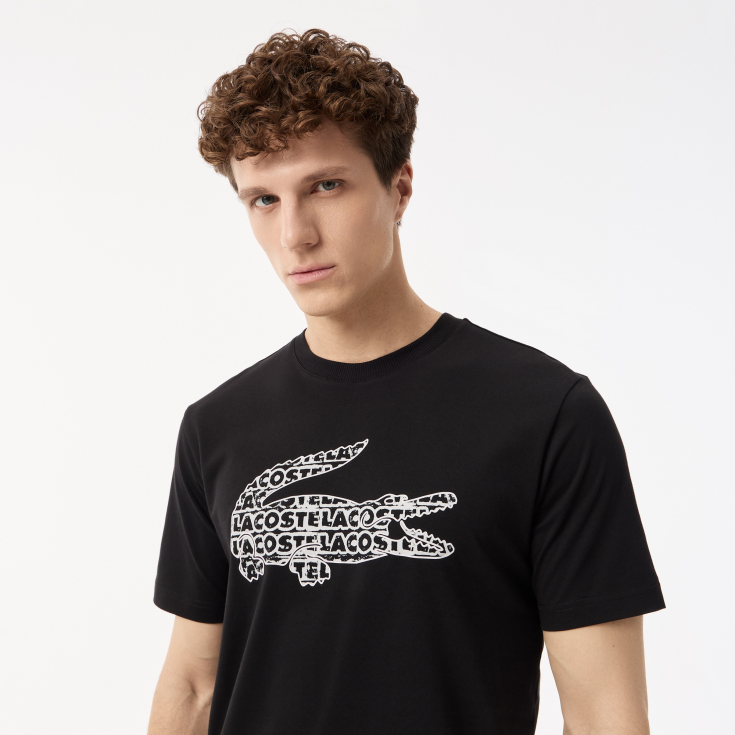 Мужская Футболка Lacoste из хлопка