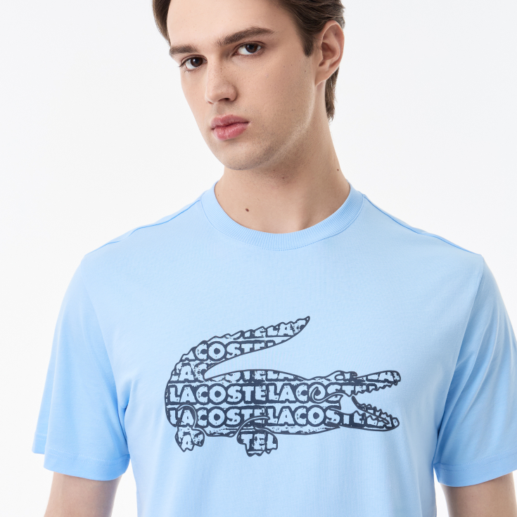 Мужская Футболка Lacoste из хлопка