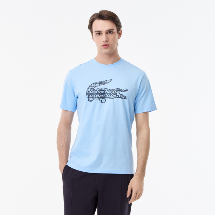 Мужская Футболка Lacoste из хлопка