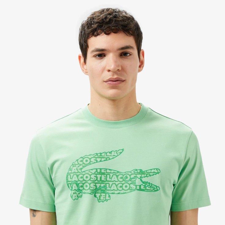 Мужская Футболка Lacoste из хлопка