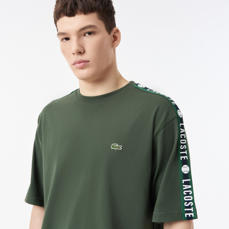 Мужская футболка Lacoste из хлопка