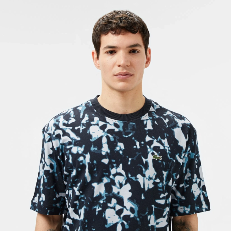 Мужская Футболка Lacoste из хлопка