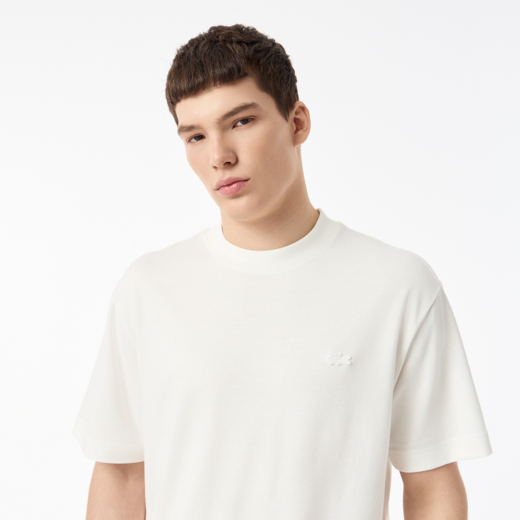 Мужская футболка Lacoste из смеси хлопка