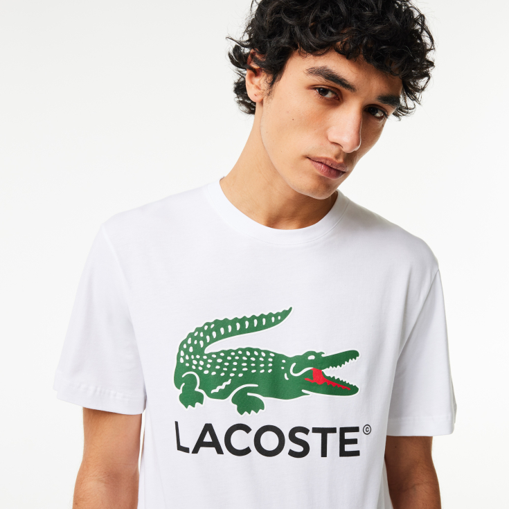 Мужская хлопковая Футболка Lacoste