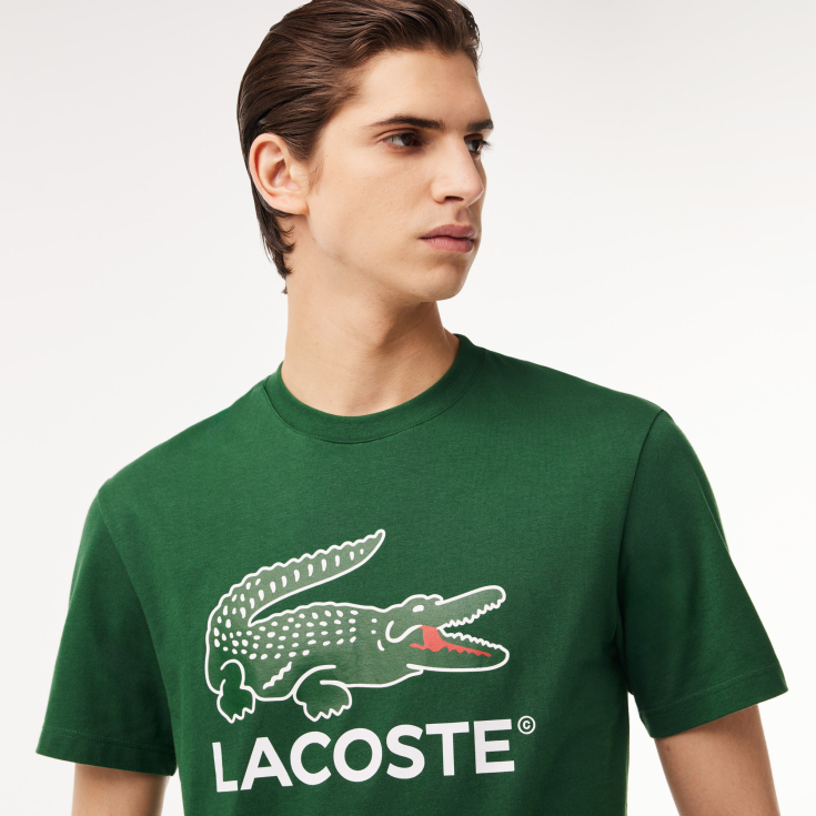 Мужская хлопковая Футболка Lacoste