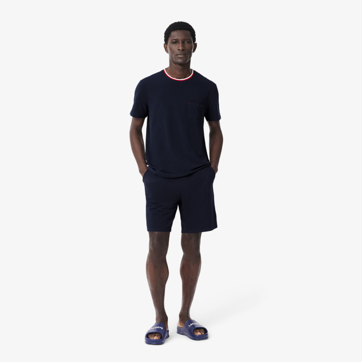 Мужская футболка для дома Lacoste из хлопка