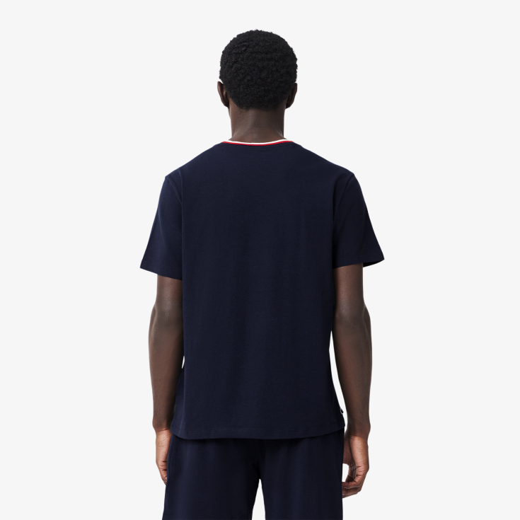 Мужская футболка для дома Lacoste из хлопка