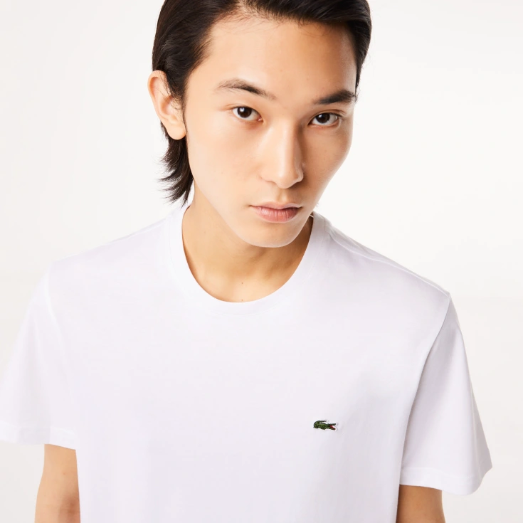 Мужская Футболка Lacoste с круглым вырезом