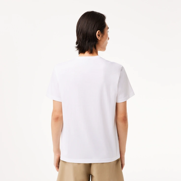 Мужская Футболка Lacoste с круглым вырезом