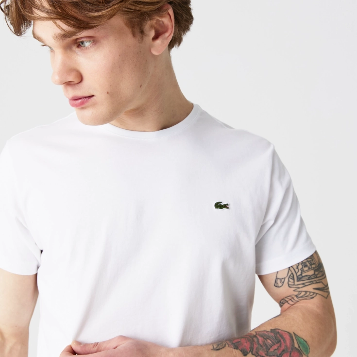 Мужская Футболка Lacoste с круглым вырезом