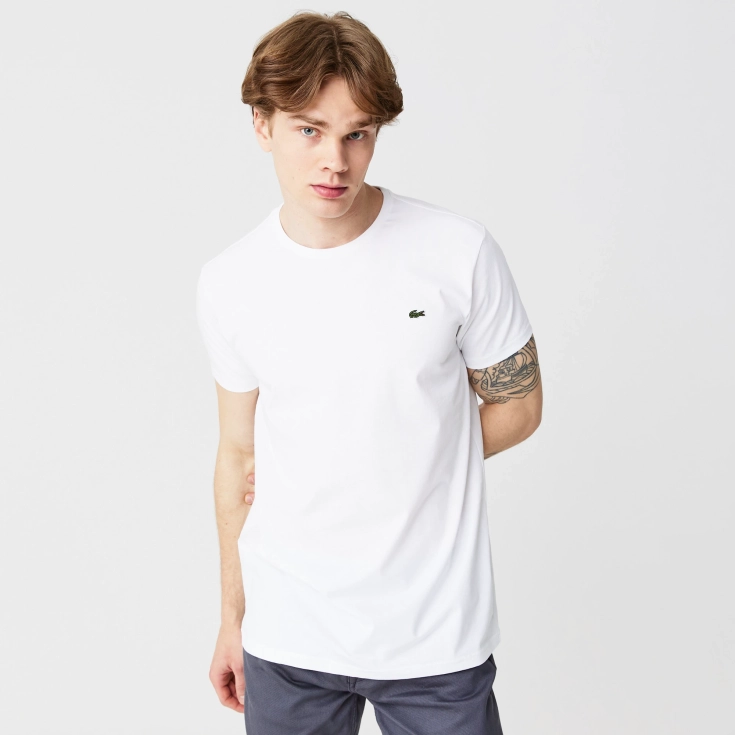 Мужская Футболка Lacoste с круглым вырезом