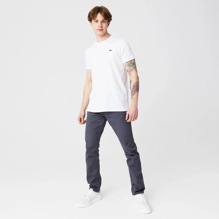 Мужская Футболка Lacoste с круглым вырезом