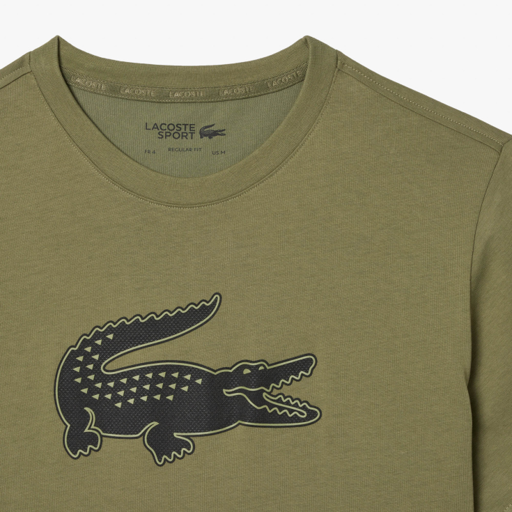 Мужская Футболка Lacoste с принтом