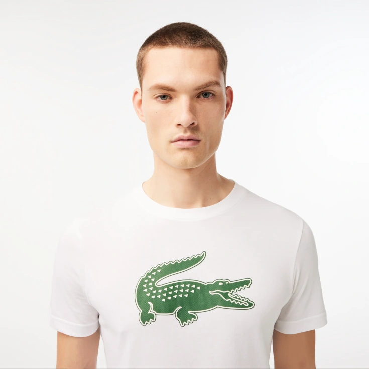 Мужская футболка Lacoste с принтом