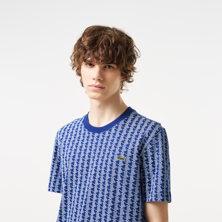 Мужская Футболка Lacoste из эластичного хлопка