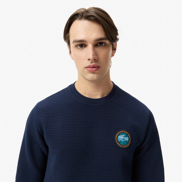 Мужской лонгслив Lacoste Tennis Heritage Regular Fit