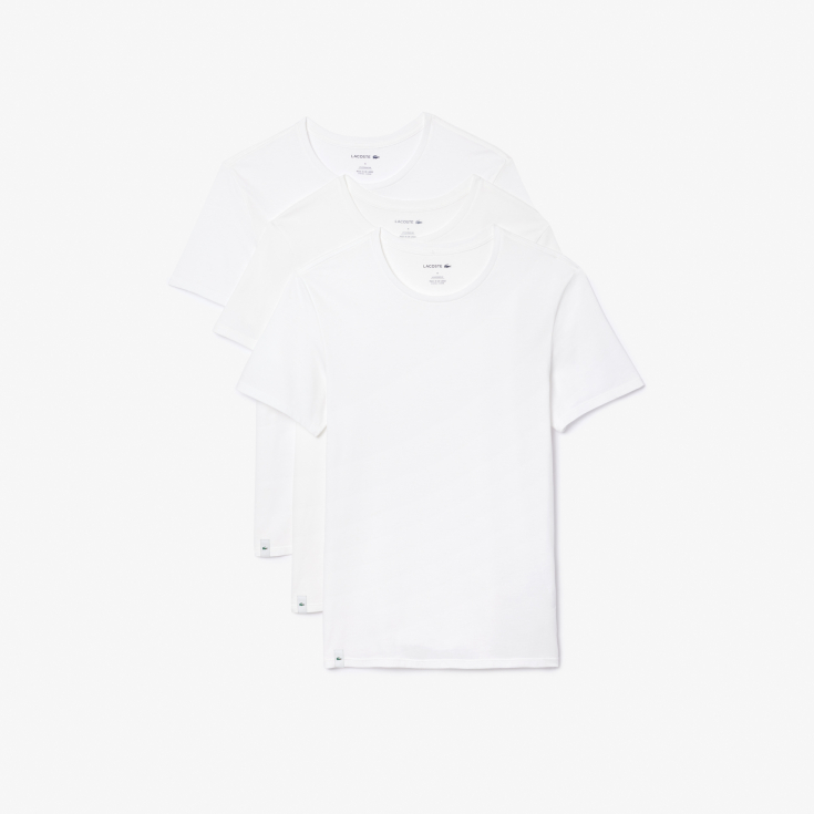 Набор мужских домашних футболок Lacoste Crew Neck (3шт.)