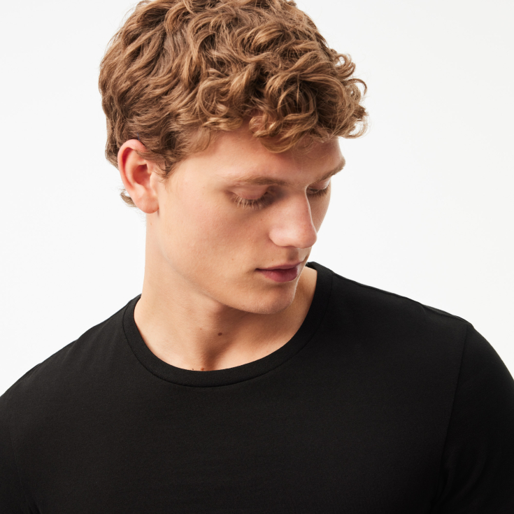 Набор мужских домашних футболок Lacoste Crew Neck (3шт.)