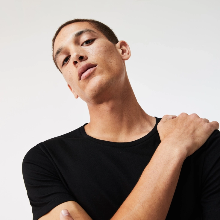 Набор мужских домашних футболок Lacoste Crew Neck (3шт.)