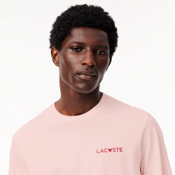 Мужская футболка для дома Lacoste из хлопка