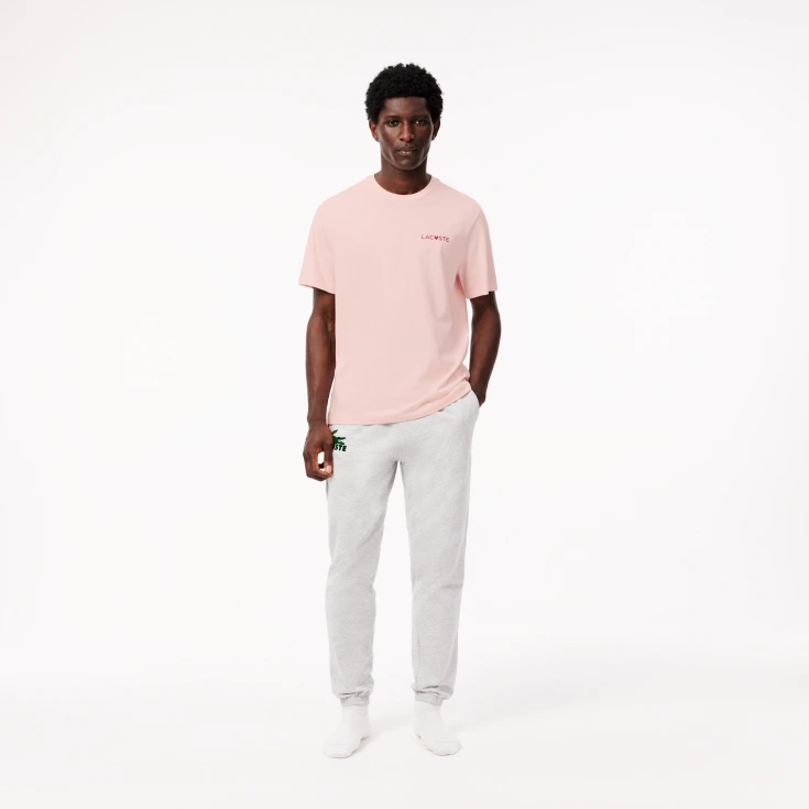 Мужская футболка для дома Lacoste из хлопка