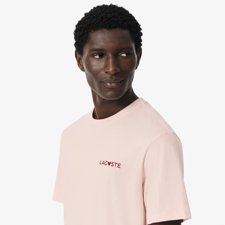 Мужская футболка для дома Lacoste из хлопка