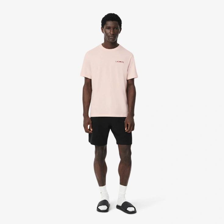 Мужская футболка для дома Lacoste из хлопка
