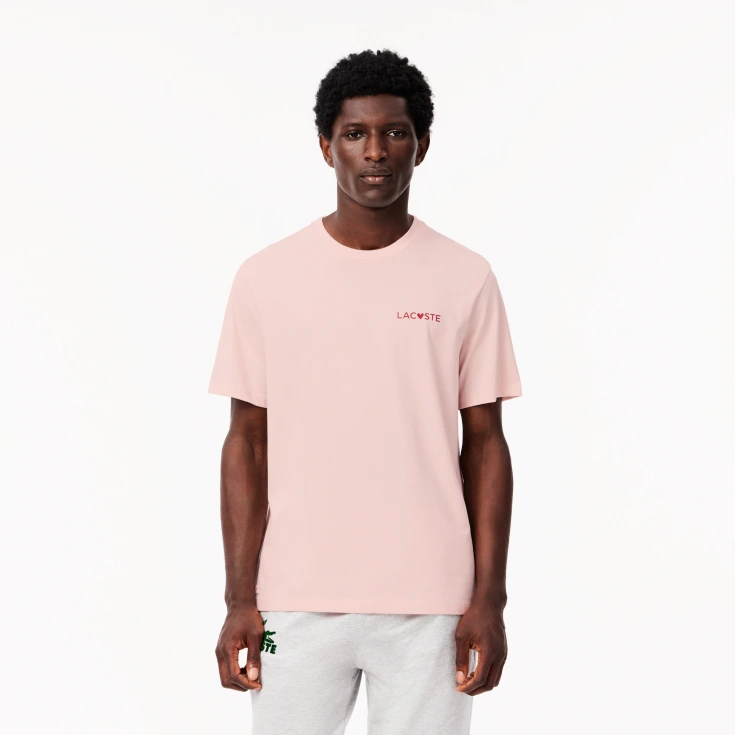 Мужская футболка для дома Lacoste из хлопка