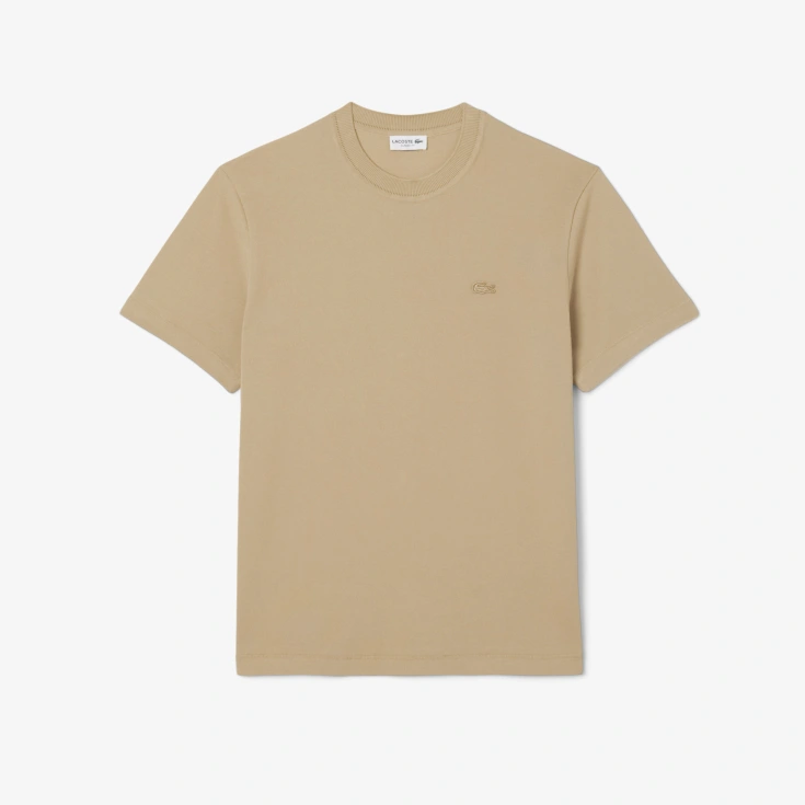 Мужская хлопковая Футболка Lacoste Classic Fit