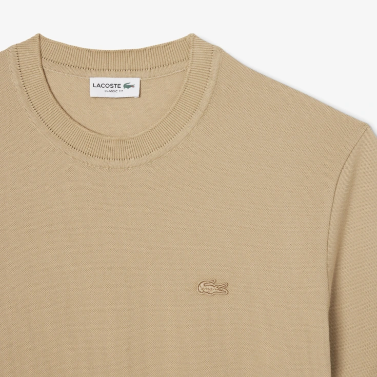 Мужская хлопковая Футболка Lacoste Classic Fit