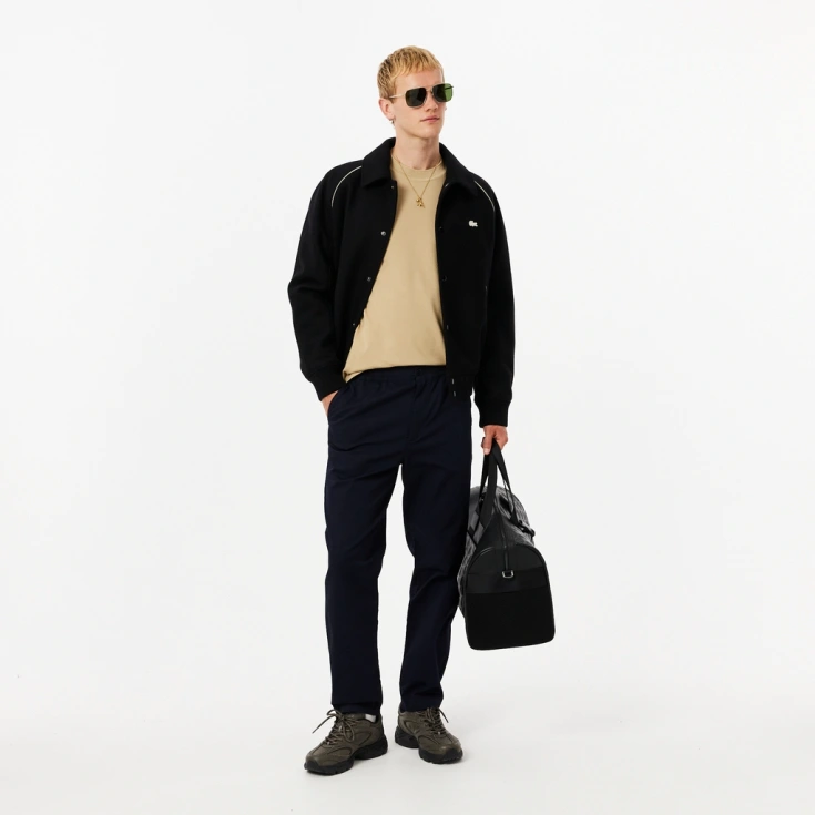 Мужская хлопковая Футболка Lacoste Classic Fit