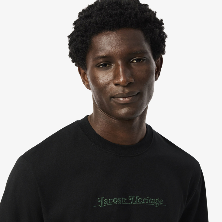 Мужская хлопковая Футболка Lacoste